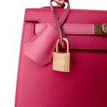 Kelly Sellier 25  Bi-Color Horseshoe (HSS) Rose Extreme/Rose Azalee Epsom Gold Plated Y Stamp - Image 11