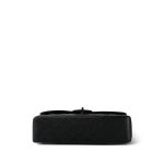 Black Caviar Quilted Double Flap Medium Gold Hardware - Image 10