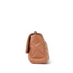 21P Caramel Lambskin Quilted Large 19 Flap MHW - Image 3