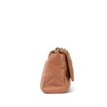 21P Caramel Lambskin Quilted Large 19 Flap MHW - Image 5