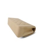 Beige Lambskin Quilted Diana Flap Medium Gold Hardware - Image 10