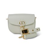 Dior Latte Calfskin Bobby Bag Medium Gold Hardware - Image 3