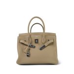 Birkin 30 Trench Togo Palladium Plated D Stamp - Image 5
