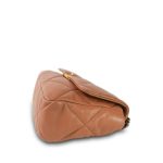 21P Caramel Lambskin Quilted Large 19 Flap MHW - Image 8