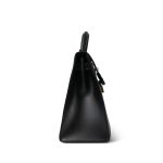 Kelly Sellier 28 Black Box Calfskin Gold Plated (H) Stamp - Image 14
