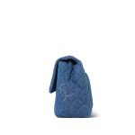 20B Blue Denim Quilted CC Single Flap Jumbo SHW - Image 7