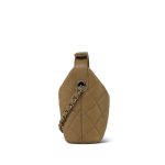 25A Dark Beige Caviar Quilted Métiers D’Art Clutch With Chain LGHW - Image 4