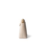 Ivory Canvas Camellia Bucket Bag Gold Hardware - Image 11