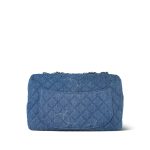 20B Blue Denim Quilted CC Single Flap Jumbo SHW - Image 11