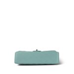20C Tiffany Blue Caviar Quilted Classic Flap Medium LGHW - Image 5