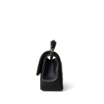22A Black Lambskin Mini Top Handle Light Gold Hardware - Image 3