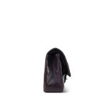 Plum Lambskin Quilted Classic Flap Medium Light Gold Hardware - Image 4