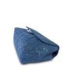 20B Blue Denim Quilted CC Single Flap Jumbo SHW - Image 14