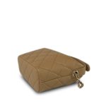 25A Dark Beige Caviar Quilted Métiers D’Art Clutch With Chain LGHW - Image 8