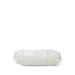 White Calfskin Quilted 22 Hobo Bag Medium Black/Aged Gold Hardware - Image 13