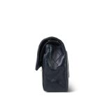 Navy Lambskin Quilted Classic Flap Medium GHW - Image 3