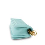 Tiffany Blue Caviar Quilted Boy Bag Small Aged Gold Hardware - Image 11