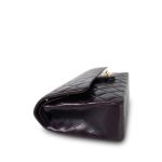Plum Lambskin Quilted Classic Flap Medium Light Gold Hardware - Image 7