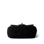Cosmos Tweed Pearl Mini Flap Bag LGHW - Image 3