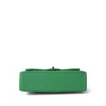21P Green Caviar Quilted Classic Flap Small Light Gold Hardware - Image 7