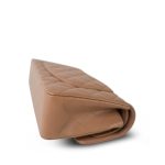 23B Dark Beige Caviar Quilted Classic Flap Small Light Gold Hardware - Image 8