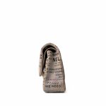 Graffiti Newspaper Medium Classic Double Flap Antique Gold Hardware - Image 2