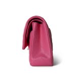 23S Pink Caviar Quilted Classic Flap Medium Light Gold Hardware - Image 3