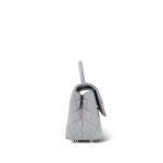 24P Grey Caviar Quilted Small Coco Handle LGHW - Image 2