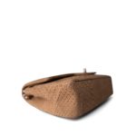 Light Brown Python Medium Classic Flap SHW - Image 5