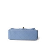 21C Sky Blue Lambskin Quilted Single Flap Mini Rectangular Light Gold Hardware - Image 5
