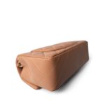 21P Light Caramel Lambskin Quilted Mini Rectangular Single Flap LGHW - Image 11
