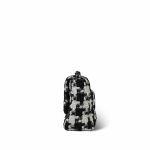 20S Ecru Black & White Tweed Quilted 19 Flap Small Mixed Hardware - Image 2