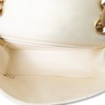 Ivory Aged Calfskin Quilted Mini Reissue Flap Aged Gold Hardware - Image 13