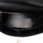 Kelly Sellier 28 Black Box Calfskin Gold Plated (V) Stamp - Image 16