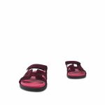 Chypre Sandals Rouge Marsala Suede Goatskin Size 36 - Image 3