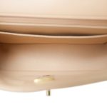 Beige Lambskin Quilted Mini Rectangular Single Flap - Image 12