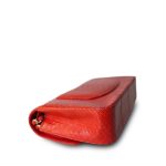 Red Python Medium Classic Double Flap LGHW - Image 2