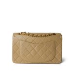 Vintage Beige Lambskin Quilted Classic Flap Small GHW - Image 3