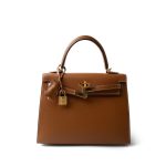 Kelly Sellier 25 Gold Veau Epsom Gold Plated Z Stamp - Image 7