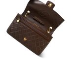 Brown Lambskin Quilted Single Flap GHW - Image 9