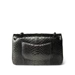 Medium Python Metallic Classic Double Flap - Image 3