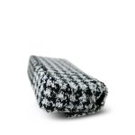 24A Black and White Houndstooth Sequin Mini Rectangular Flap - Image 13