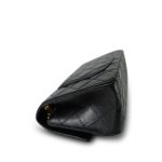 19A Black Aged Calfskin Quilted Mini Reissue 2.55 Flap Gold Hardware Light gold - Image 9