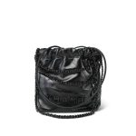 24P So Black Calfskin Quilted Mini 22 Bag - Image 15