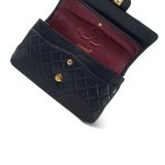 Navy Lambskin Quilted Classic Flap Medium GHW - Image 15