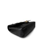 Black Caviar Quilted Classic Flap Medium 24k Gold Hardware - Image 9