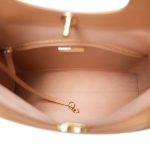 Caramel Calfskin Quilted 31 Small Shopping Bag Light Gold Hardware - Image 13