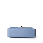 23P Light Blue Caviar Quilted Classic Flap Small Light Gold Hardware - Image 5