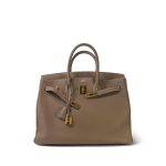 Birkin 35 Etoupe Veau Togo Gold Plated A Stamp - Image 5