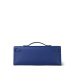 Kelly Cut Clutch Bleu Saphir Swift Palladium Plated A Stamp - Image 9